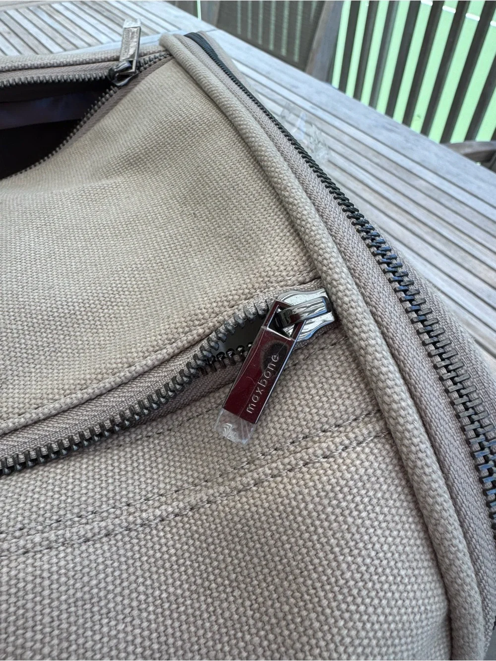 Neutral Taupe Pet Carrier Bag with Clear Window - Dog or Cat Travel Bag NWT